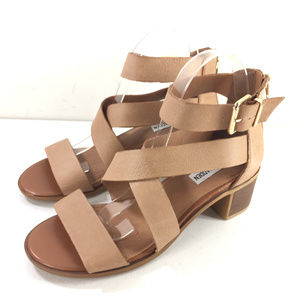 Steve Madden 9 Raeleen Strappy Sandals Chunky Heel